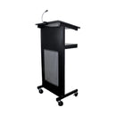 Dash Heavy Duty Lectern 1200Mm H X 445Mm W X 450Mm D Black