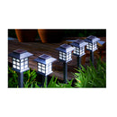 6X Led Solar Power Garden Path Lawn Lights Yard Lamp Outdoor Lighting