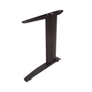 Set Of 2 Express Workstation Legs 560Mm D X 60Mm W X 705Mm H Black