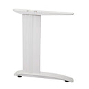 Set Of 2 Express Workstation Legs 560Mm D X 60Mm W X 705Mm H White