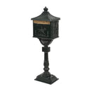 Pedestal Letterbox Aluminium Vintage Style Rustproof