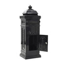 Pillar Letterbox Aluminium Vintage Style Rustproof