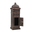 Pillar Letterbox Aluminium Vintage Style Rustproof