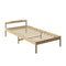 Wooden Bed Frame Single Size Mattress Base Solid Timber Pine Wood