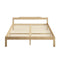 Wooden Bed Frame Double Size Base Solid Timber Pine Wood