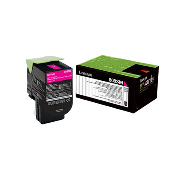 Lexmark 808Sme Magenta Standard Yield Toner Cartridge Corporate