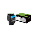 Lexmark 808Xce Cyan Extra High Yield Corporate Toner Cartridge 4K