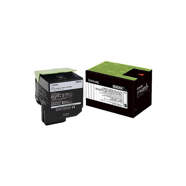 Lexmark 808Xke Black Extra High Yield Corporate Toner Cartridge
