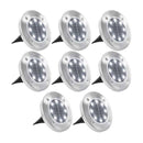 Solar Ground Lights 8 Pcs Led Lights