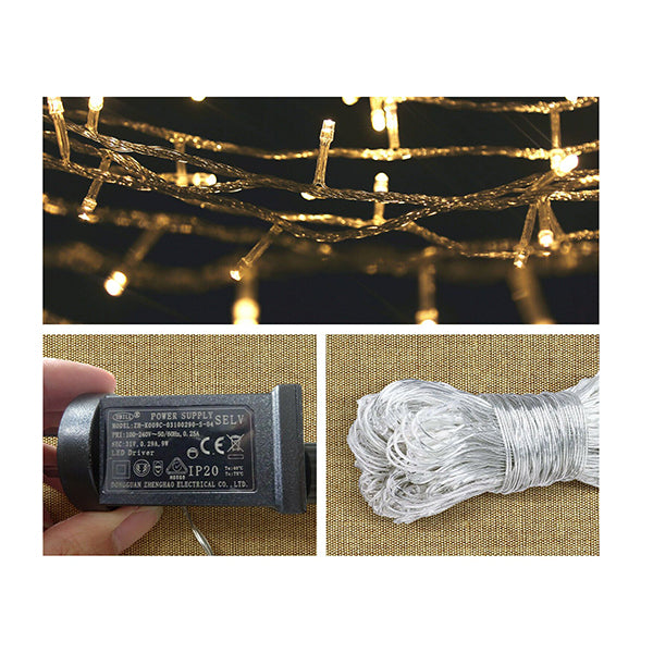 800 Led Curtain Fairy String Lights Wedding Outdoor Xmas Party Lights Multicolor