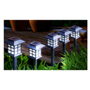 12 Pcs Solar Powered Led Garden Lawn Lights With Long Operating Time