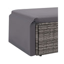 2 Piece Garden Lounge Set With Cushions Poly Rattan Grey