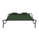 Outdoor Lounge Bed Fabric Green