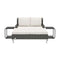 2 Person Garden Sun Bed With Cushions Poly Rattan