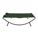 Outdoor Lounge Bed Fabric Green