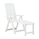 Folding Sun Lounger 59X108X108 Cm Plastic
