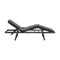 Sun Lounger Grey With Cushion Poly Rattan