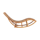 Rocking Sunlounger Solid Teak Wood