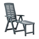 Folding Sun Lounger 59X108X108 Cm Plastic