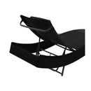 Sun Lounger With Pillow Poly Rattan