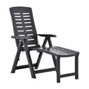 Folding Sun Lounger 59X108X108 Cm Plastic