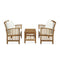 3 Piece Garden Lounge Set With Cushions Solid Acacia Wood