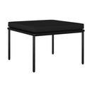 3 Piece Garden Lounge Set With Cushions Pvc Black