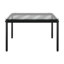 8 Piece Garden Lounge Set With Cushions Black Pvc