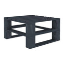 7 Piece Garden Pallet Lounge Set Wood Grey