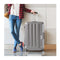 24" Check In Luggage Hard Side Lightweight Travel Cabin Suitcase Tsa Lock Grey