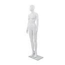 Full Body Female Mannequin With Glass Base 175 Cm