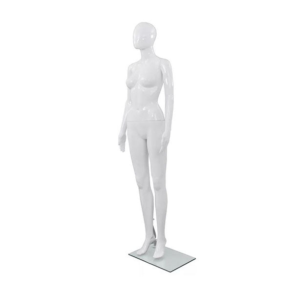 Full Body Female Mannequin With Glass Base 175 Cm