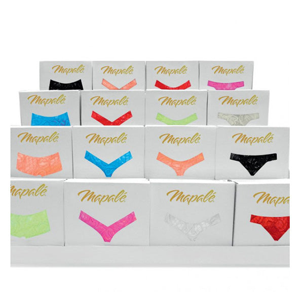 Mapale Peekaboo Crotchless Thong Turquoise