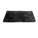 Floor Rug Shaggy Rugs Soft Large Carpet Area Tie Dyed Black