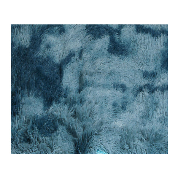 Floor Rug Shaggy Rugs Soft Large Carpet Area Tie Dyed Blue