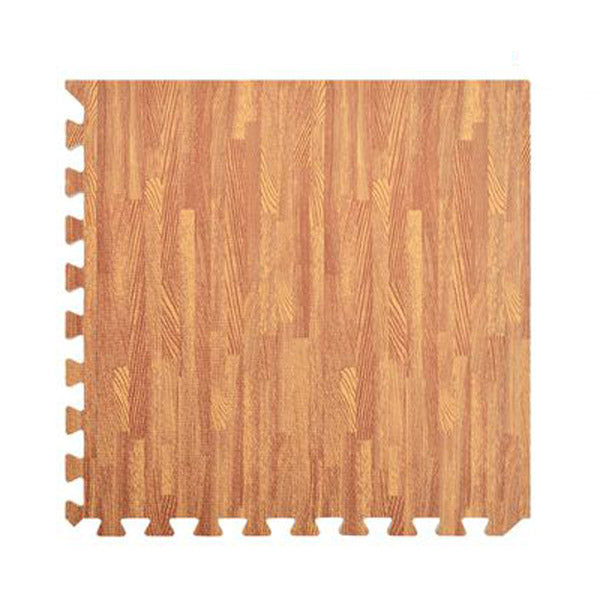 Floor Mats 12 Pcs Wood Grain Eva Foam 60X60X1 Cm