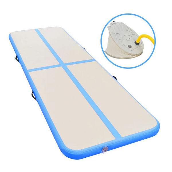 Inflatable Gymnastics Mat With Pump 400X100X10 Cm Pvc