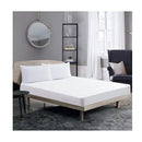 Fitted Waterproof Mattress Protectors Quilted Honeycomb Topper Covers S