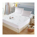 Fitted Waterproof Mattress Protector With Bamboo Fibre Cover Queen Size