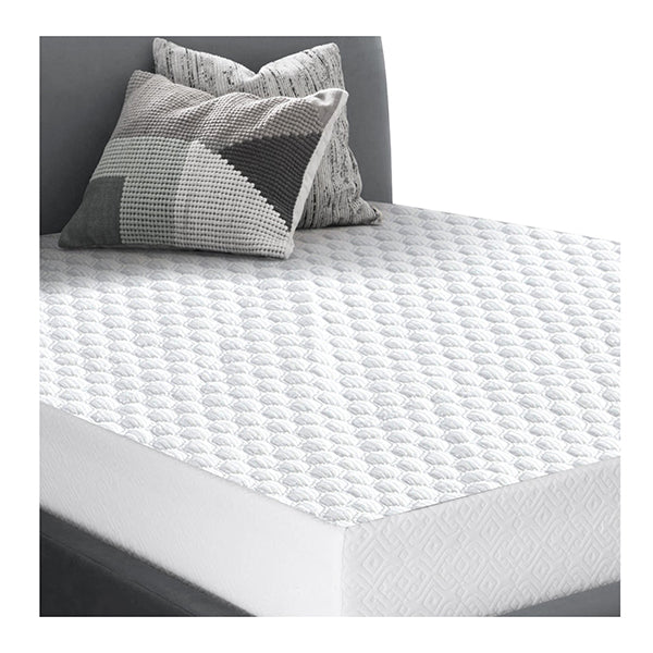 Fitted Waterproof Mattress Protectors Quilted Honeycomb Topper Covers Sk