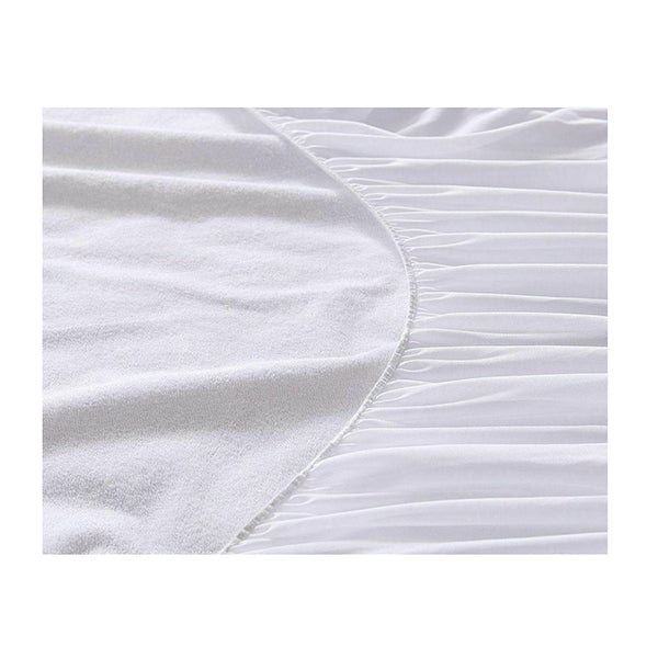 Fitted Waterproof Mattress Protector With Bamboo Fibre Cover Queen Size