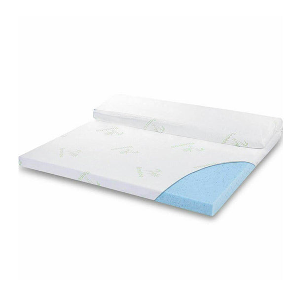 5Cm Thickness Memory Foam Mattress Topper Bamboo Fabric Queen