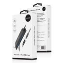 mbeat Mountable 4 Port Usb A Usb C Adapter Hub 60Cm