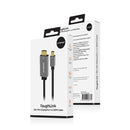 mbeat Tough Link Mini Displayport To Hdmi Cable Space Grey