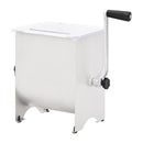 Manual Meat Mixer With Lid Silver Stainless Steel