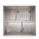Manual Meat Mixer With Lid Silver Stainless Steel
