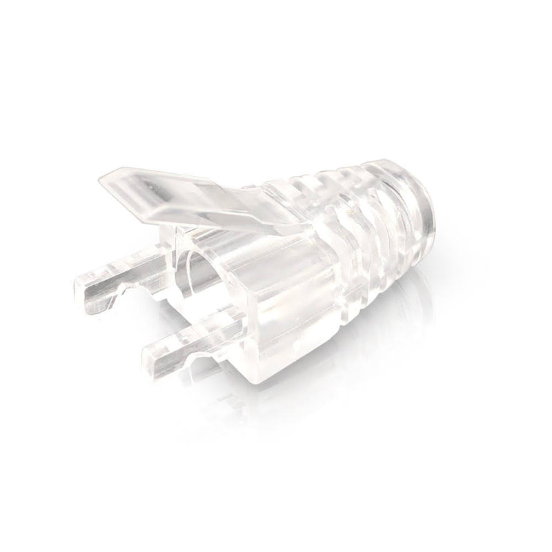 Rj45 Cat5E Clear Strain Relief Boot Bag Of 10
