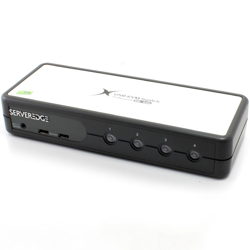 Serveredge 4 Port Usb Vga Desktop Kvm Switch With Audio And Usb Hub