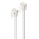 10M Rj12 Telephone Cables 6P 6C  Male To Male