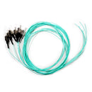 Serveredge St Pigtail Multimode Om3 2M 6 Fibres Aqua